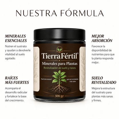 TierraFértil® · Minerales para plantas