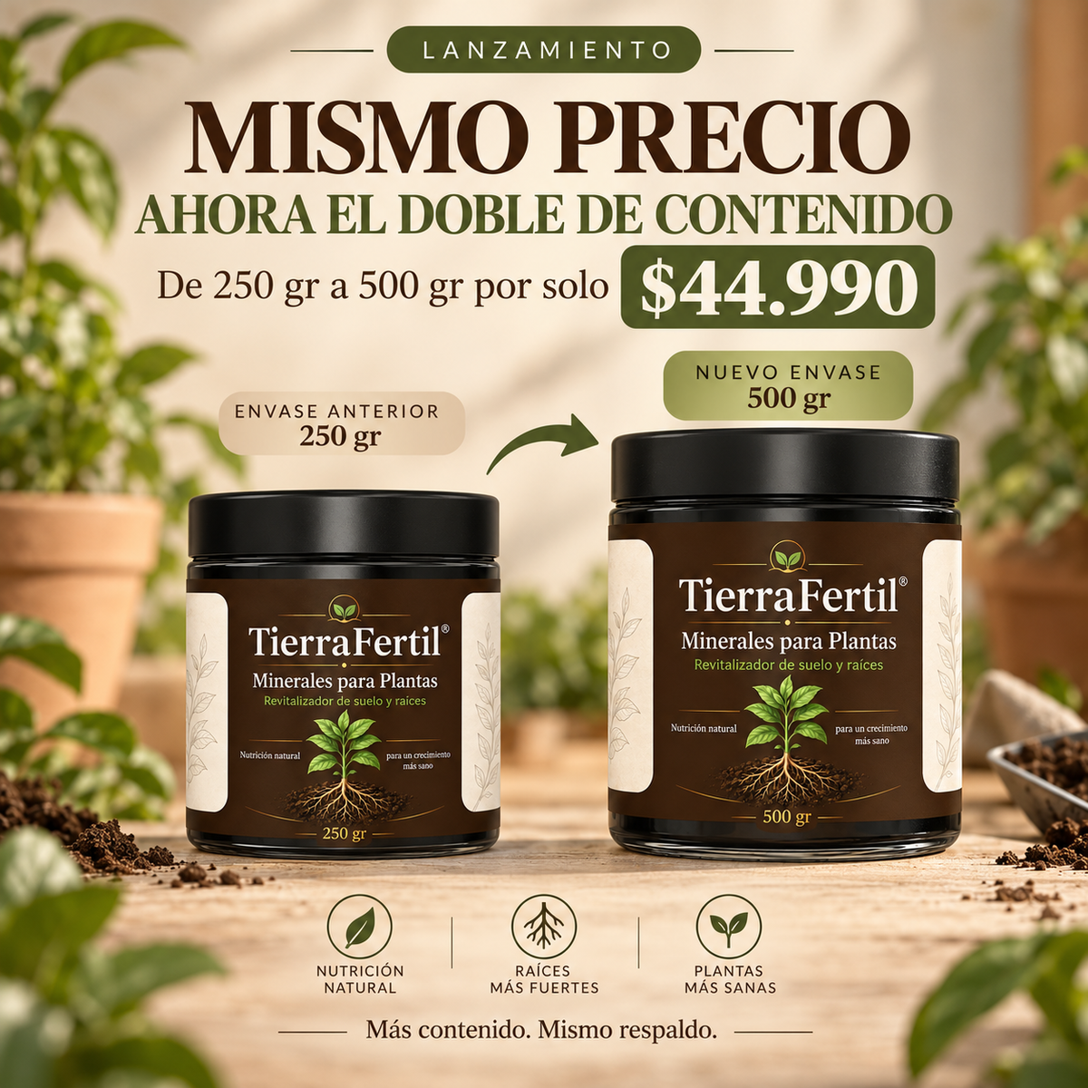 TierraFértil® · Minerales para plantas